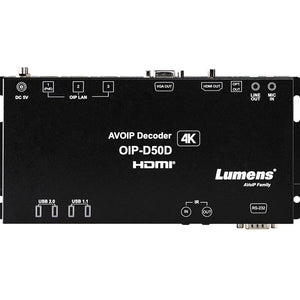 Lumens OIP-D50D 4K 1G Decoder