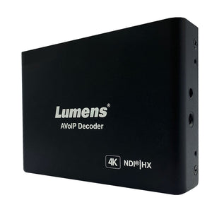 Lumens OIP-N60D AV over IP and NDI HX 4K Decoder