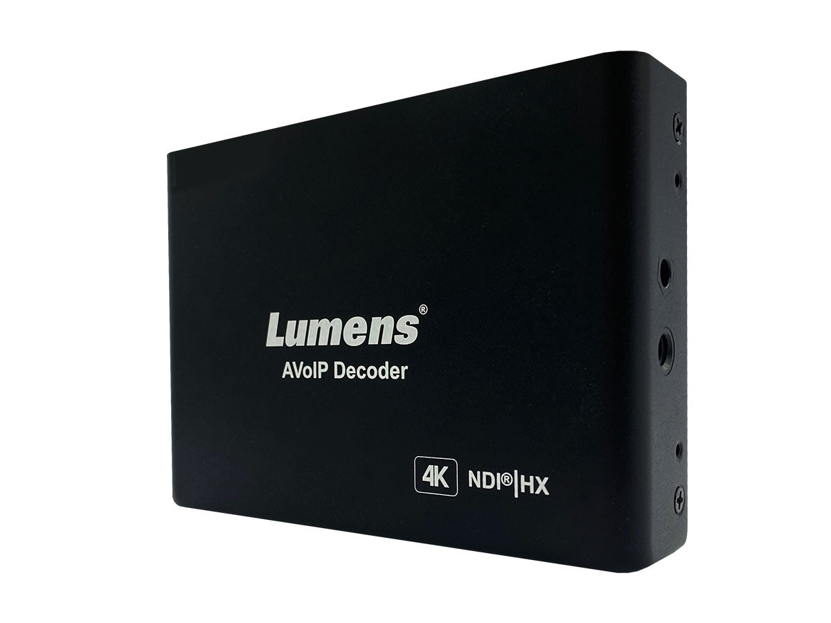 Lumens OIP-N60D AV over IP and NDI HX 4K Decoder