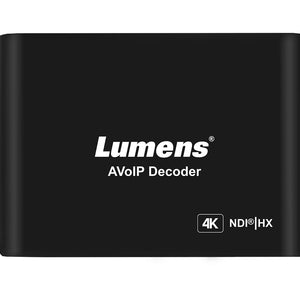 Lumens OIP-N60D AV over IP and NDI HX 4K Decoder