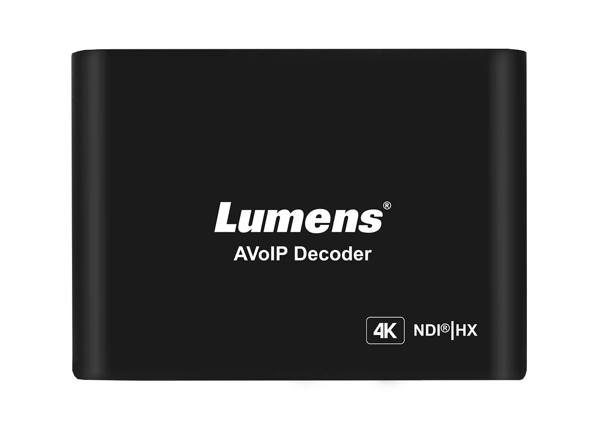 Lumens OIP-N60D AV over IP and NDI HX 4K Decoder