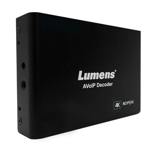 Lumens OIP-N60D AV over IP and NDI HX 4K Decoder