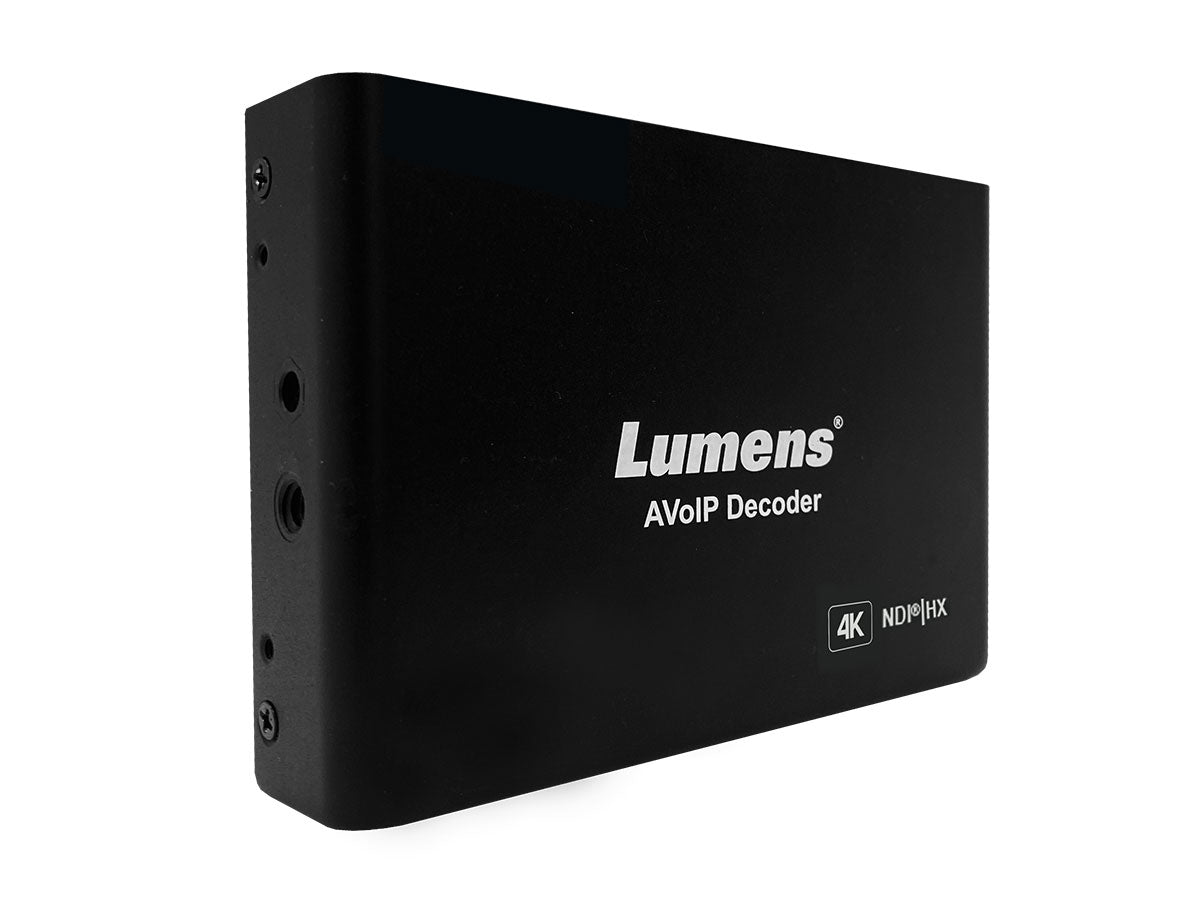 Lumens OIP-N60D AV over IP and NDI HX 4K Decoder