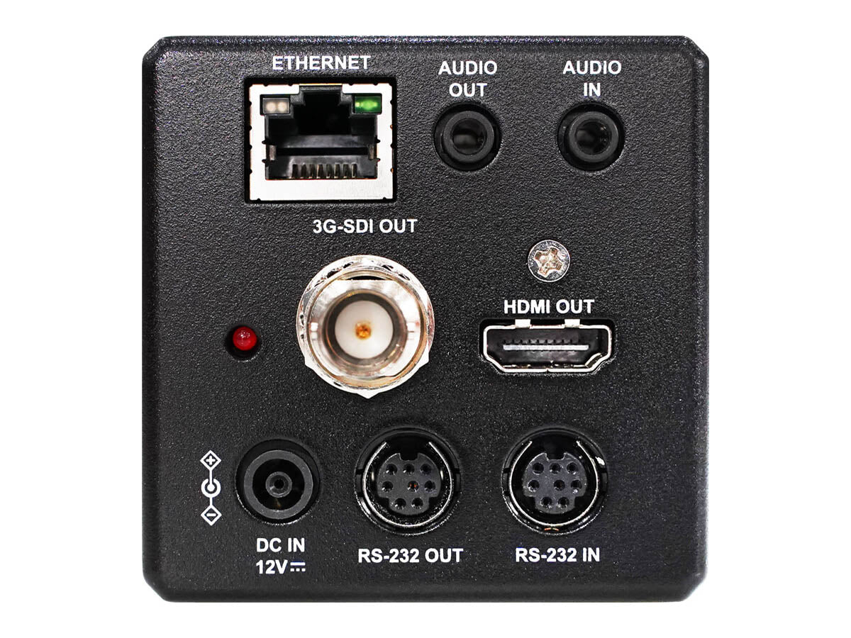 Lumens VC-BC601PB block camera: 30X, 1080P/60, 3G-SDI, HDMI, IP control & streaming - Black