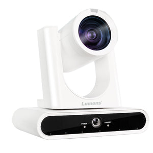 Lumens VC-TR60A 4K Dual Lens Speaker Tracking Camera - White