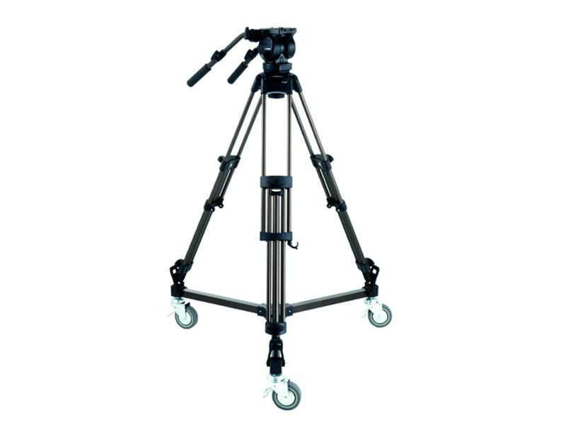 Libec LX10 Studio Tripod System w/Dual Pan Handle & Dolly
