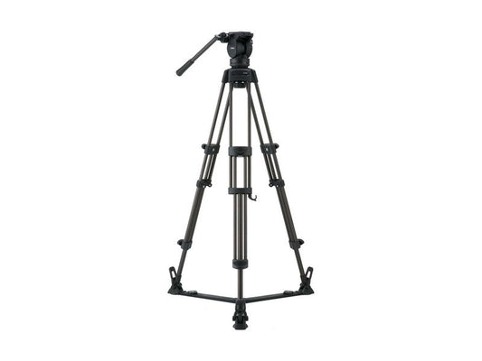 Libec LX7 Tripod With Pan and Tilt Fluid Head and Floor Spreader
