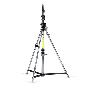 Manfrotto Geared Wind-Up Stand with Safety Release Cable (Chrome Steel)