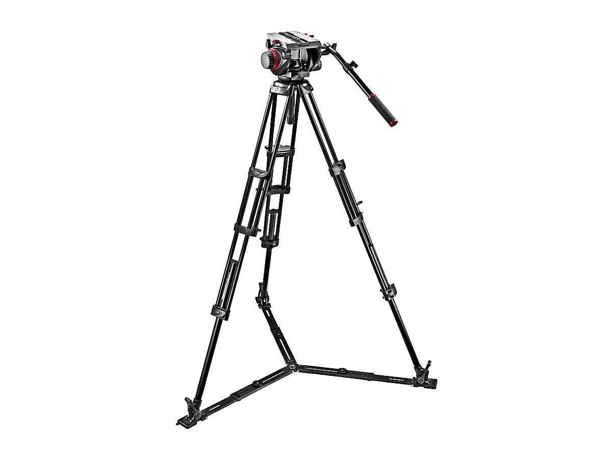 Manfrotto Pro Ground-Twin Kit 100 Tripod with 509HD Video Head