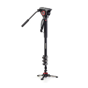 Manfrotto XPRO 4 Section Video Monopod with Fluid Head and Fluid Tech Base