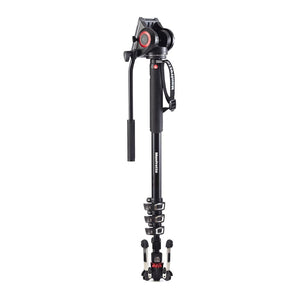 Manfrotto XPRO 4 Section Video Monopod with Fluid Head and Fluid Tech Base
