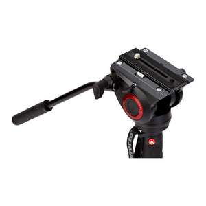 Manfrotto XPRO 4 Section Video Monopod with Fluid Head and Fluid Tech Base