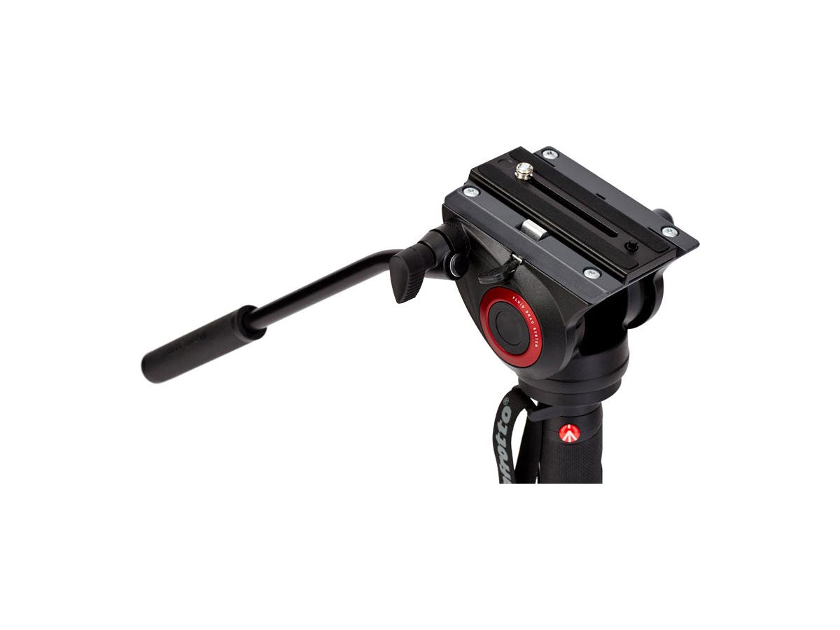 Manfrotto XPRO 4 Section Video Monopod with Fluid Head and Fluid Tech Base
