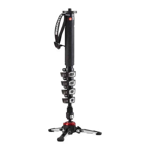 Manfrotto Aluminium 5 Section Fluid Video Monopod - Fluidtech Base