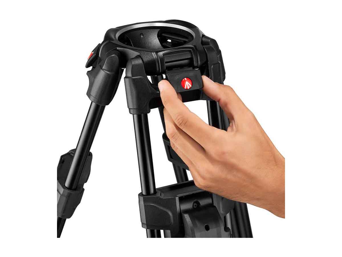 Manfrotto 645 Fast Twin Tripod - Aluminium