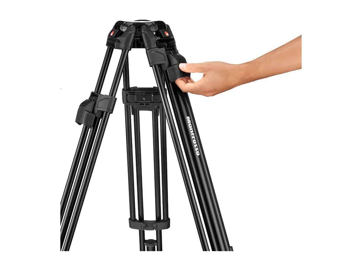 Manfrotto 645 Fast Twin Tripod - Aluminium
