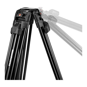 Manfrotto 645 Fast Twin Tripod - Aluminium
