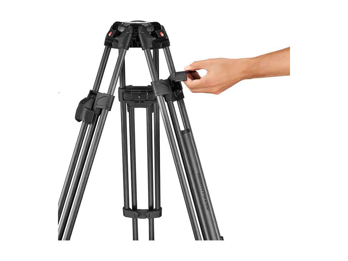 Manfrotto 645 Fast Twin Tripod - Carbon Fiber