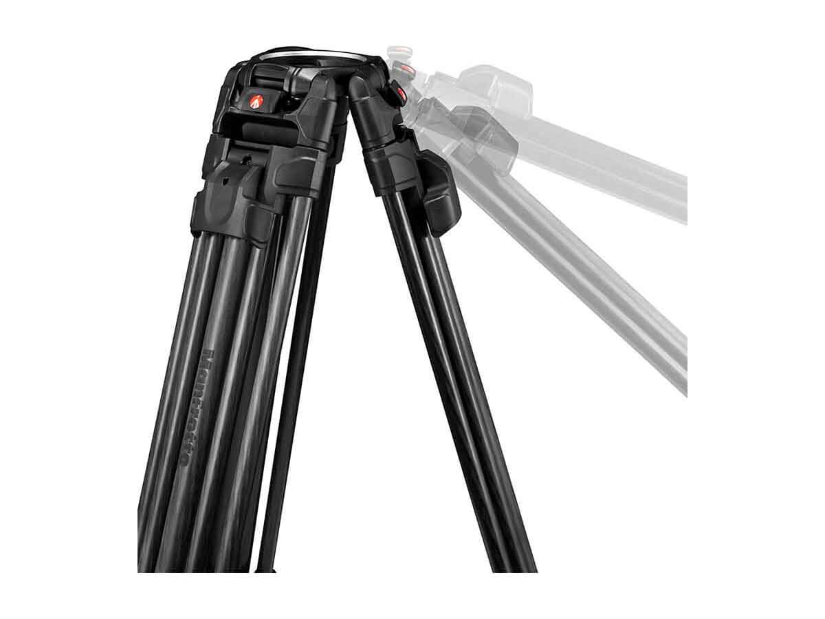 Manfrotto 645 Fast Twin Tripod - Carbon Fiber
