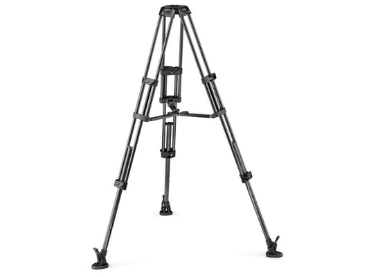 Manfrotto CF Twin Leg With Middle Spreader Tripod 100/75mm Bowl