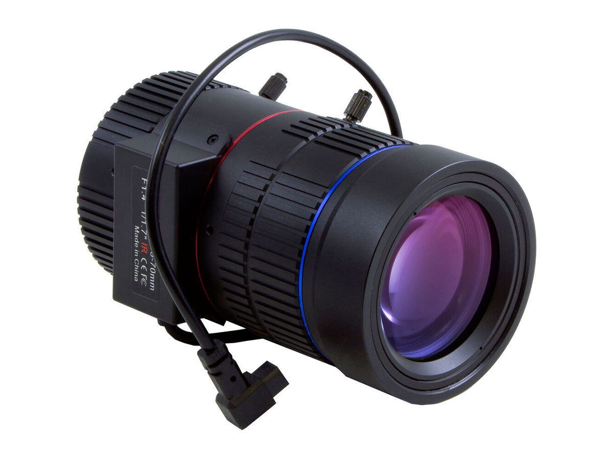 Marshall Electronics 8MP 16-70mm f/1.4 Varifocal C-Mount Lens