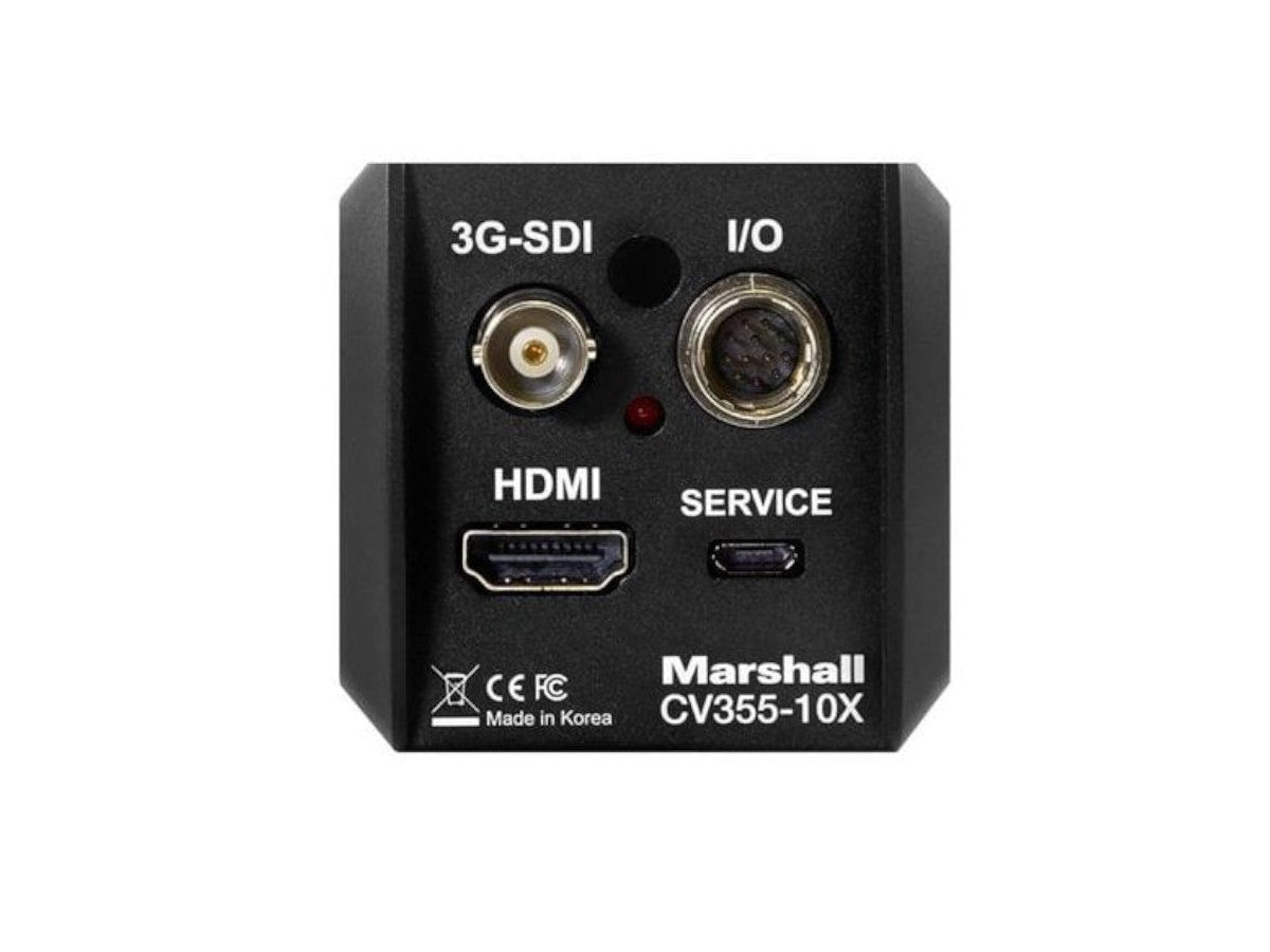 Marshall Electronics CV355-10X Compact HD Zoom Block Camera with 4.7mm-47mm 10x Zoom Lens