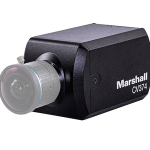 Marshall Electronic CV374 Compact 4K (UHD) Camera - NDI|HX3 & HDMI
