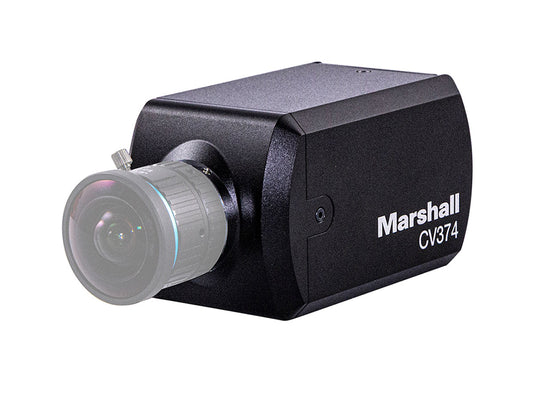 Marshall Electronic CV374 Compact 4K (UHD) Camera - NDI|HX3 & HDMI