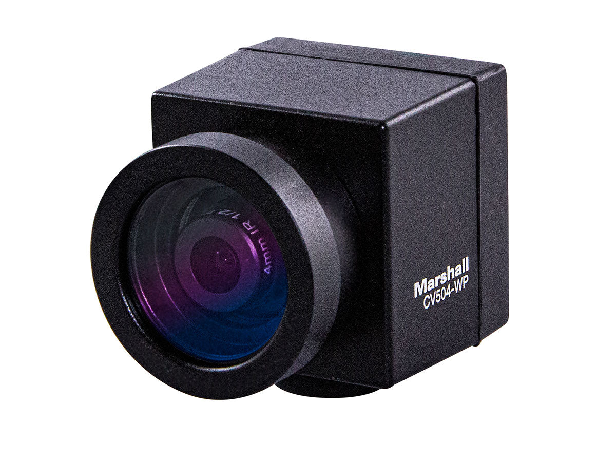 Marshall Electronics IP67 Weatherproof Mini Broadcast Camera with 4.0mm Interchangeable Lens - 3G-SDI Output