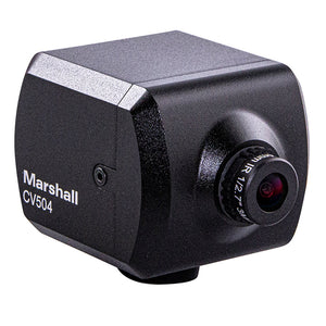 Marshall Electronics Mini Broadcast Camera with 4.0mm Interchangeable Lens - 3G-SDI Output
