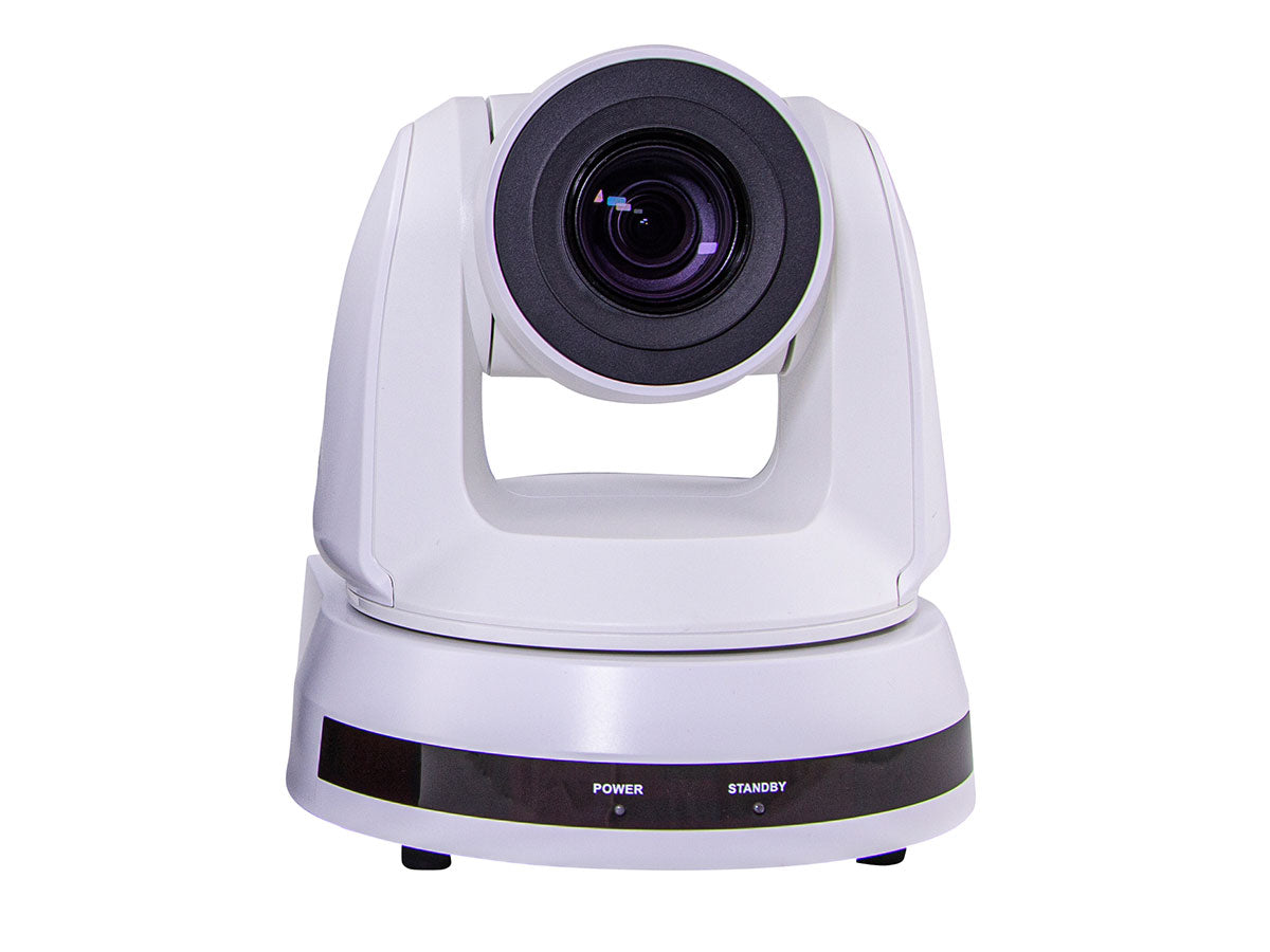 Marshall Electronics HD PTZ Track & Follow Camera with 5.3mm-110mm 20x Zoom Lens - 3G-SDI, HDMI & IP Outputs (White)