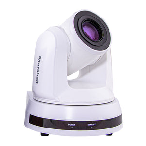Marshall Electronics HD PTZ Track & Follow Camera with 5.3mm-110mm 20x Zoom Lens - 3G-SDI, HDMI & IP Outputs (White)