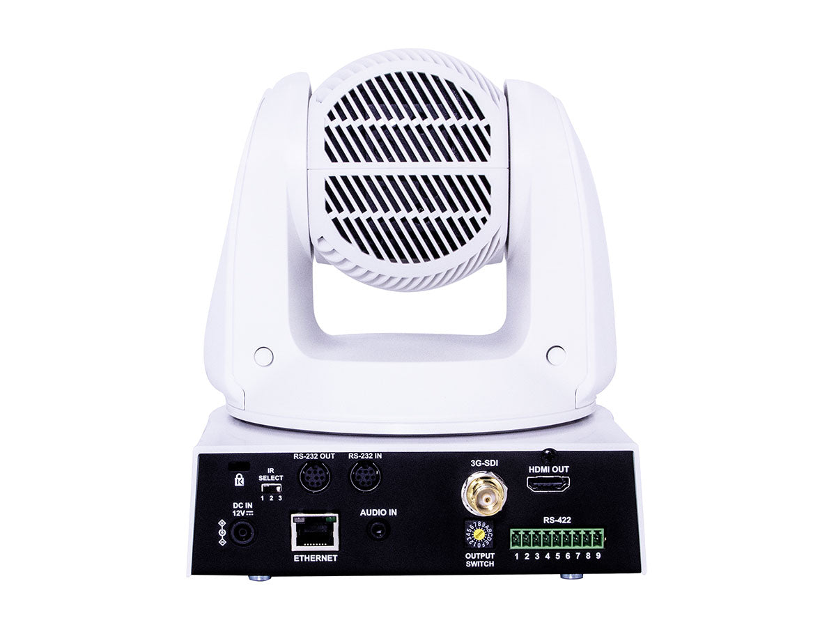 Marshall Electronics CV630IP 4K (UHD) PTZ Camera with 4.6mm-135mm 30x Zoom Lens - White