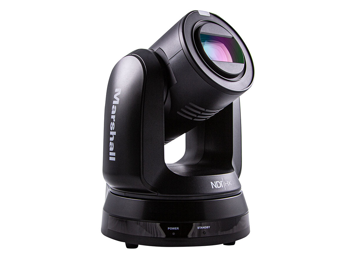 Marshall Electronics 4K (UHD60) NDI PTZ Camera with 6.5mm-202mm 30x Zoom Lens - 12G-SDI, HDMI & NDI|HX3 Outputs (Black)