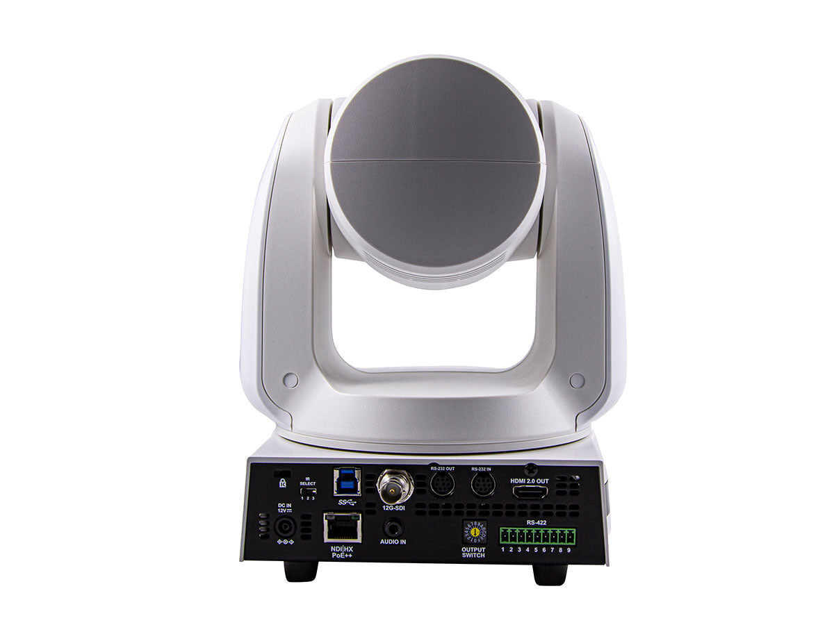 Marshall Electronics 4K (UHD60) NDI PTZ Camera with 6.5mm-202mm 30x Zoom Lens - 12G-SDI, HDMI & NDI|HX3 Outputs (White)