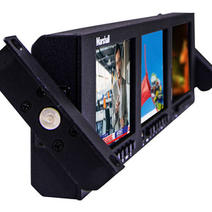 Marshall Electronics ML-503 Triple 5" 2RU LCD Rack Mount Monitor