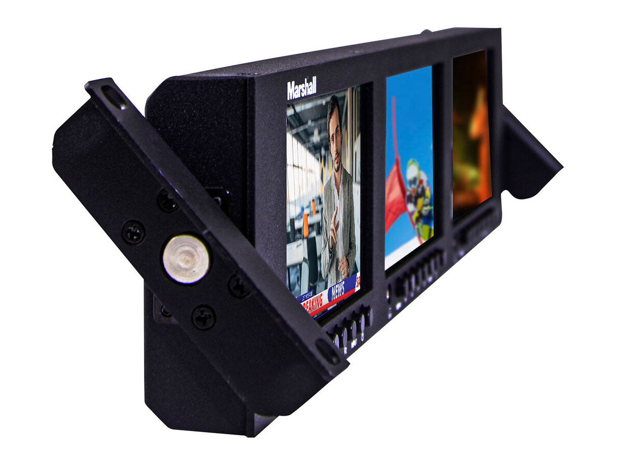 Marshall Electronics ML-503 Triple 5" 2RU LCD Rack Mount Monitor
