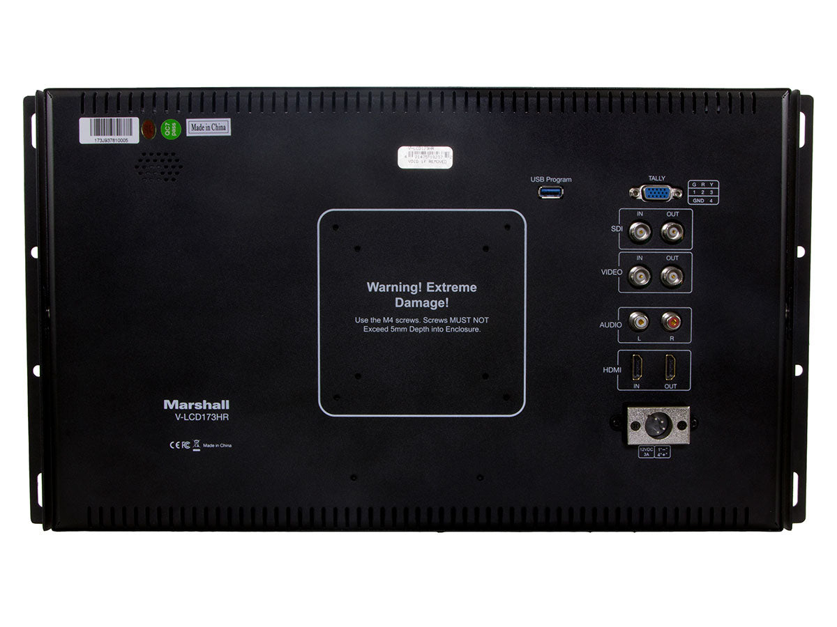 Marshall Electronics V-LCD173HR 17.3" Professional LCD Desktop Monitor