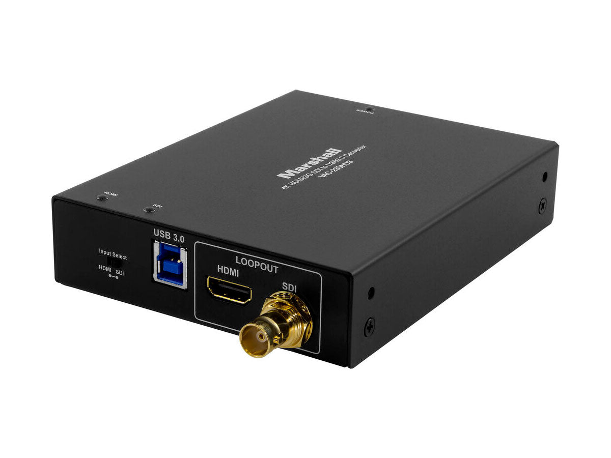 Marshall Electronics HDMI & 3G/SDI Video / Audio to USB-C (USB3.0/2.0) Adapter
