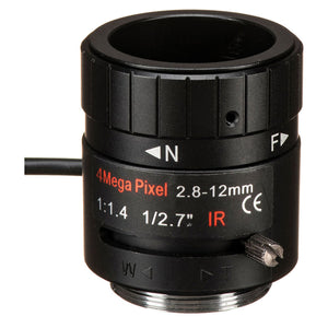 Marshall Electronics 4MP 2.8-12mm f/1.4 Varifocal CS-Mount Lens