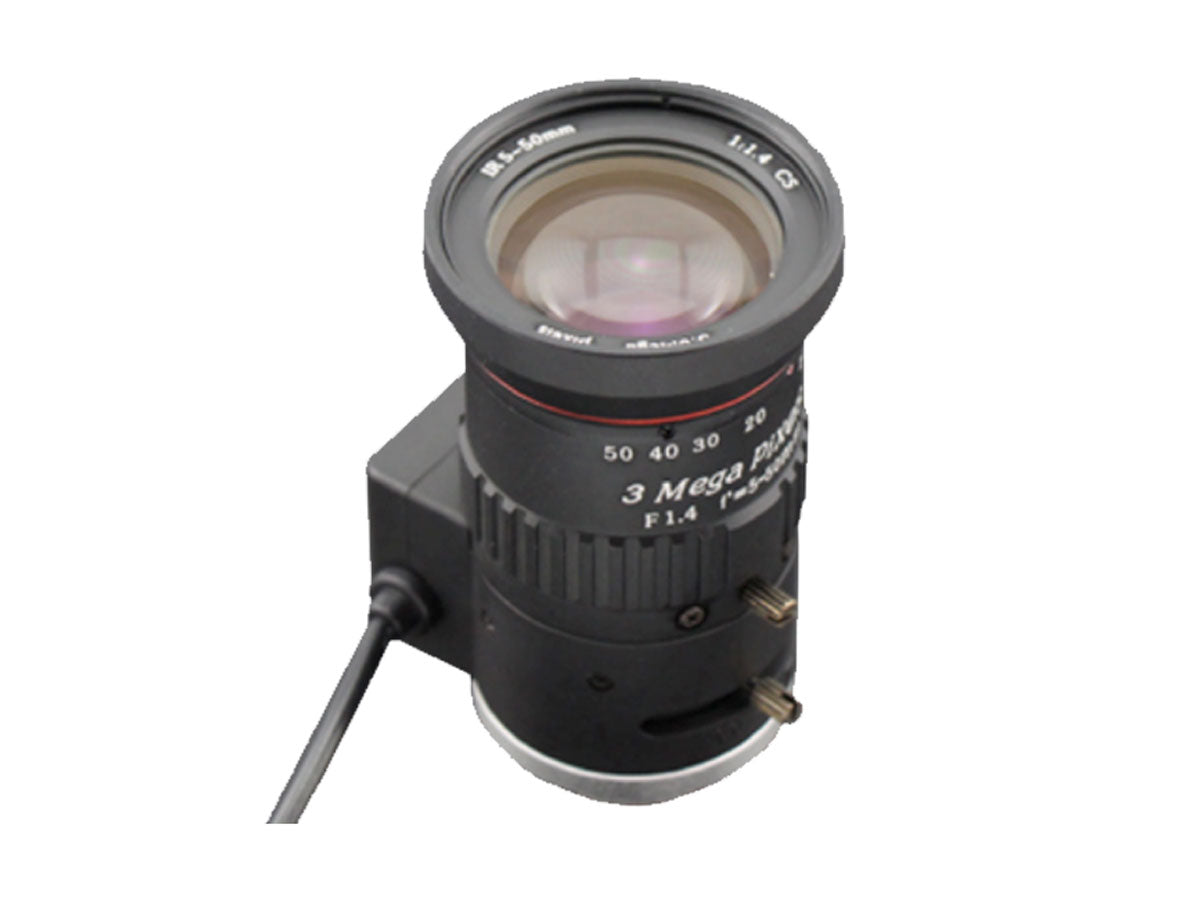 Marshall Electronics 5-50mm F1.4 3MP CS Mount Auto-Iris Zoom Lens