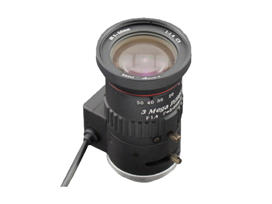 Marshall Electronics 5-50mm F1.4 3MP CS Mount Auto-Iris Zoom Lens