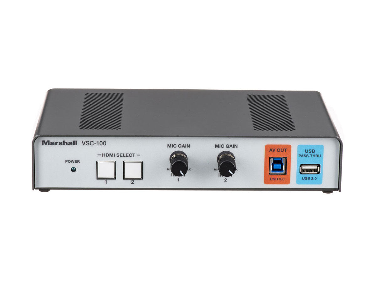Marshall Electronics AV Consolidator Bridge with Dual HDMI and USB Pass-Through