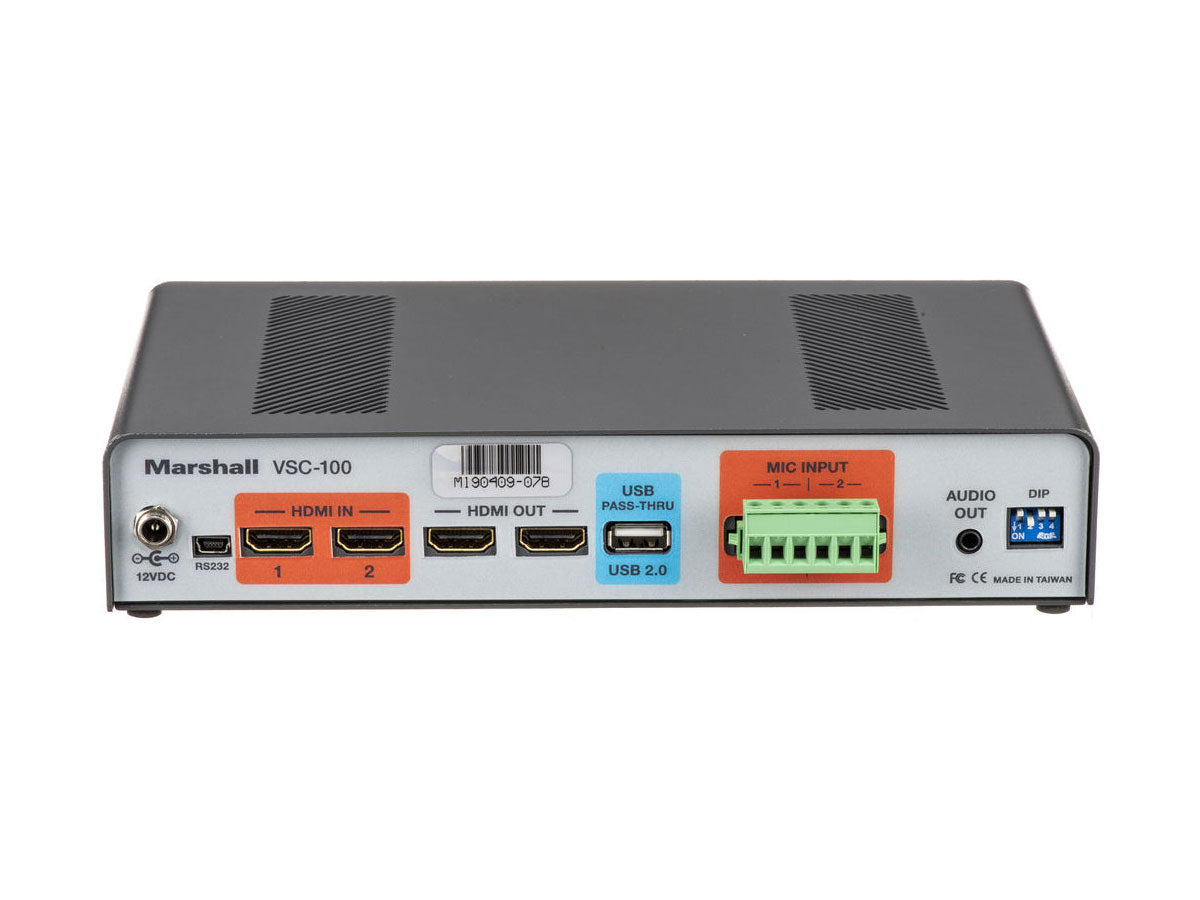 Marshall Electronics AV Consolidator Bridge with Dual HDMI and USB Pass-Through
