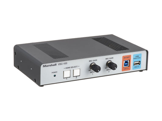 Marshall Electronics AV Consolidator Bridge with Dual HDMI and USB Pass-Through