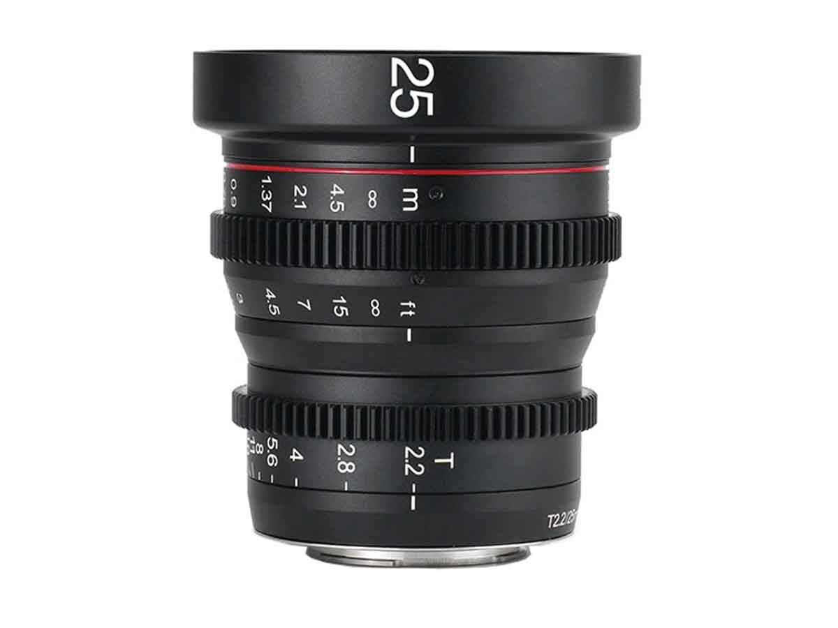 Meike 25mm T2.2 Manual Focus Cinema Lens - MFT Mount