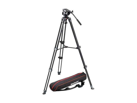 Manfrotto Lightweight Fluid Video System / Twin Legs / Middle Spreader