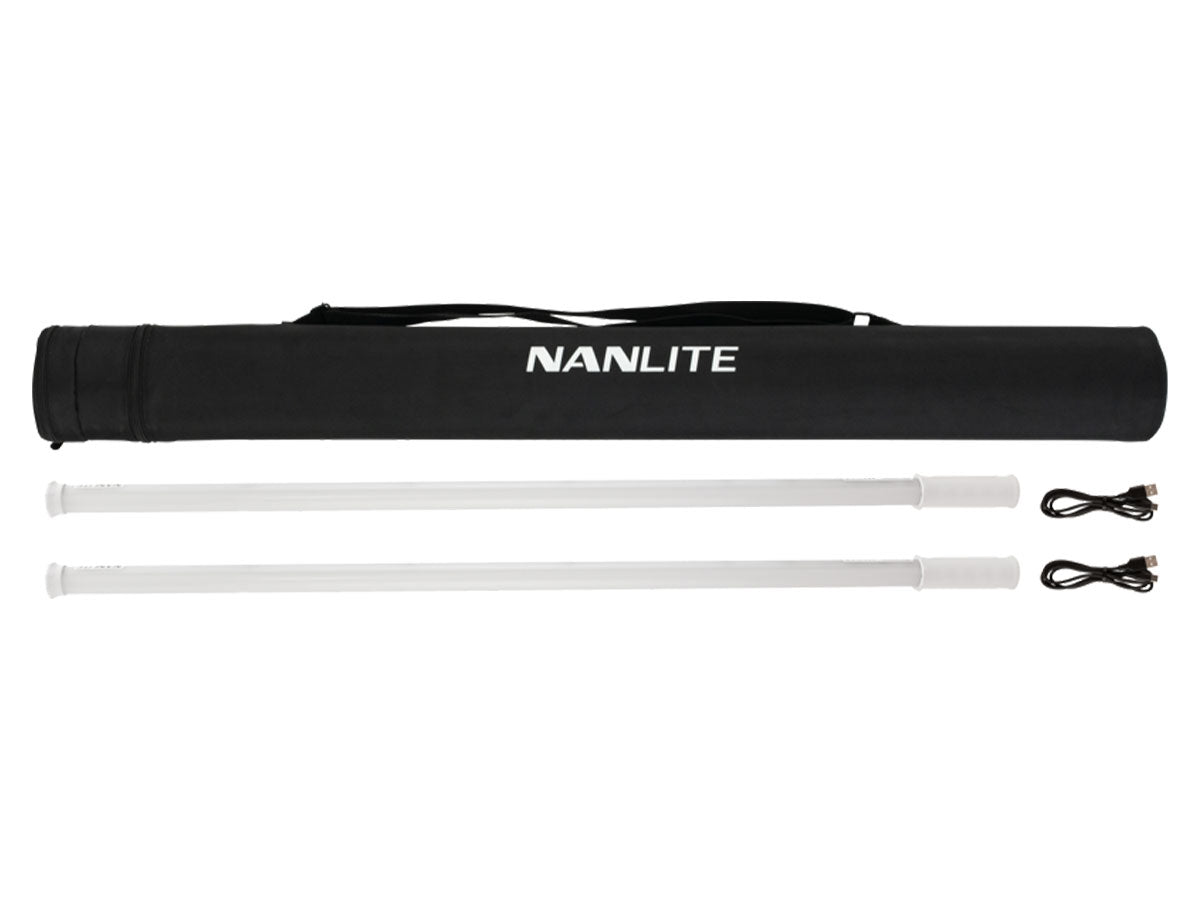 Nanlite PavoTube T8-7X RGBWW LED Pixel Tube 2 Kit