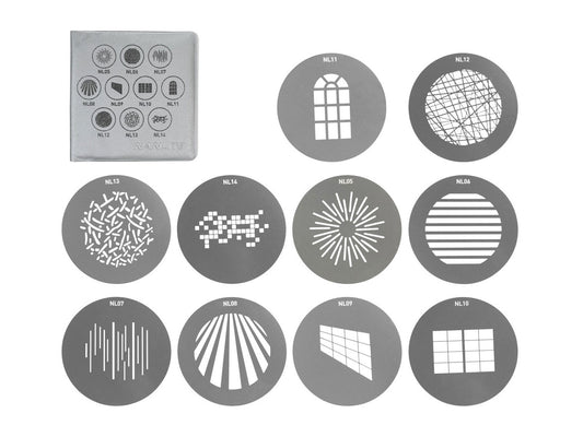 Nanlite Gobo Set 1 for Forza FM Mount Projector