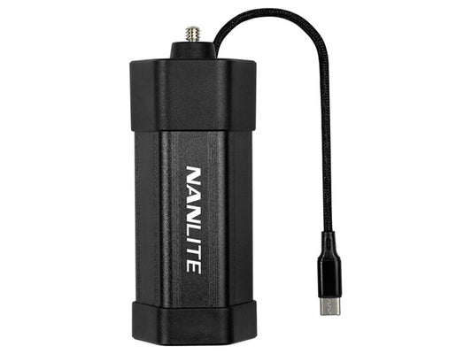 NanLite NP-F550 Battery Grip With USB Type-C Cable